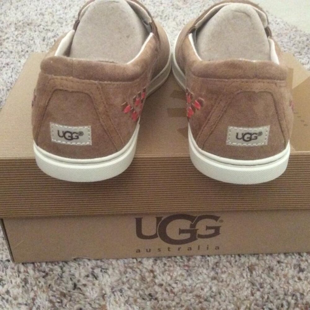 UGG 'Fierce Rustic Weave' Water Resistant Slip-On Sneaker-Brand New - Picture 3 of 7